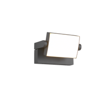 Sieninis LED lauko šviestuvas TRIO KANSAS, 10 W, 3000 K, 1000 lm, antracito sp, 10x20x15cm