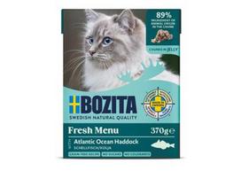 BOZITA Jūrų lydeka drebučiuose – šlapias kačių maistas – 370 g