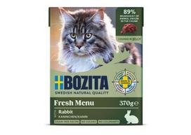 BOZITA Triušiena želėje - Drėgnas kačių maistas - 370 g