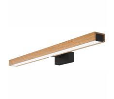 Brilagi-LED vonios veidrodžio apšvietimas WOODY MIRROR LED/12W/230V IP44 ąžuolas/juoda