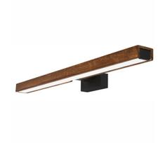 Brilagi-LED vonios veidrodžio apšvietimas WOODY MIRROR LED/12W/230V IP44 ąžuolas/juoda