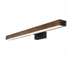 Brilagi-LED vonios veidrodžio apšvietimas WOODY MIRROR LED/12W/230V IP44 ąžuolas/juoda