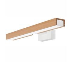 Brilagi- LED vonios veidrodžio apšvietimas WOODY MIRROR LED/8W/230V IP44 ąžuolas/balta