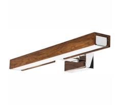 Brilagi-LED vonios veidrodžio apšvietimas WOODY MIRROR LED/8W/230V IP44 ąžuolas/chromas