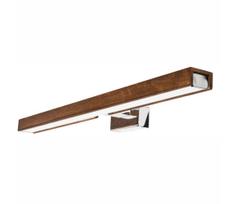 Brilagi-LED vonios veidrodžio apšvietimas WOODY MIRROR LED/12W/230V IP44 ąžuolas/chromas
