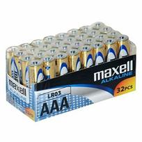Šarminės baterijos Maxell LR03 AAA 1,5 V (32, ELEMAX4902580731298