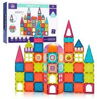 Magnetinis konstruktorius „Magnetic Tiles”, 77 detalių