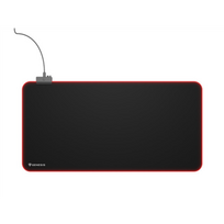 Genesis Mouse Pad | Boron 500 XXL RGB | Mouse pad | 400 x 800 x 4 mm | Black