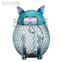 TOOARTS Cat monetų dėžutė Piggy bank Gyvūnų papuošalai Rankdarbiai