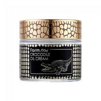 FARMSTAY CROCODILE OIL CREAM, Drėkinamasis, Korėjos kosmetika, Kbeauty, mėginys