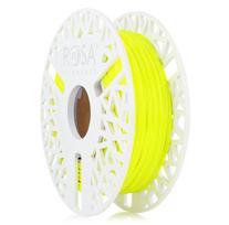 3D plastikas TPU 96A neoninė geltona 1.75mm 0.5kg Rosa3D