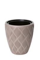 Gėlių vazonas Srautas 30cm 15,5L, Rudas
