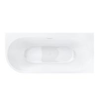 Pastatoma į kampą vonia Corsan Intero E240 Intero 160x74cm dešininė, baltos spalvos sifonas