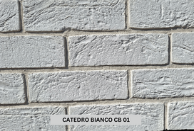 Plytų imitacinė medžiaga („Lankstus klinkeris“) CATEDRO BIANCO CB 01
