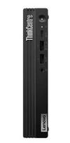 Lenovo ThinkCentre M70q Gen 5 Intel® Core™ i3 i3-14100T 8GB DDR5-SDRAM 256GB SSD Windows 11 Pro Mini PC Mini kompiuteris Juoda