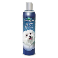 Bio Groom Super White šampūnas balto kailio šunims, Pakuotė 946 ml