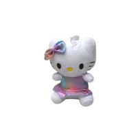 Mielas, minkštas Hello Kitty pliušinis žaislas - rainbow