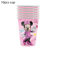 Vienkartiniai puodeliai Minnie Mouse, 10 vnt.