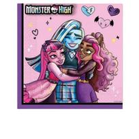 Vienkartinės popierinės servetėlės Monster High, 20 vnt.