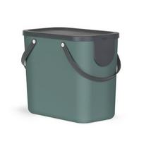 ROTHO Albula Dark green - atliekų rūšiavimo konteineris - 25l