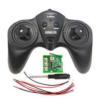 Siųstuvas 6 kanalų nuotolinio valdymo imtuvas DC 6-15V DIY automobilio modelis 50m