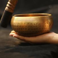 Nepalo Tibeto budistų dubuo, rankų darbo dainuojantis dubens rinkinys pagalvėlės plaktuko meditacija