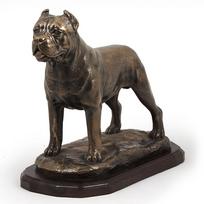 Cane Corso, itališka Cane Corso - išskirtinė šuns figūrėlė, prabangus interjero dekoravimas, riboto leidimo figūrėlės iš prekės ženklo Art-Dog ruda