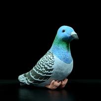 Mielos laukinių balandėlių pliušinės lėlės modeliavimo „Hill Pigeon“ lėlės imitacijos gyvūnų paukščių pliušinių žaislų dovanos Height 18cm