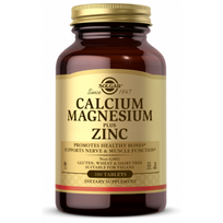 Solgar Calcium Magnesium plus Zinc 100 tab