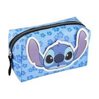 Vidutinė kelioninių reikmenų kosmetinė Stitch, Mėlyna