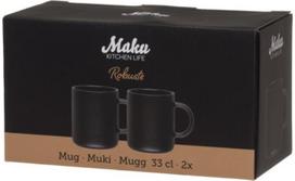 Puodeliai MAKU ROBUSTE, 330 ml, 2vnt.
