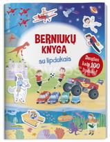 Berniukų knyga su lipdukais. Daugiau kaip 100 lipdukų!