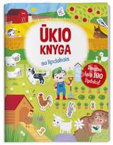 Ūkio knyga su lipdukais. Daugiau kaip 100 lipdukų!
