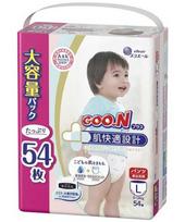 GOO.N Plus Comfortable japoniškos sauskelnės-kelnaitės,  L, 9-14 kg, 54 vnt.