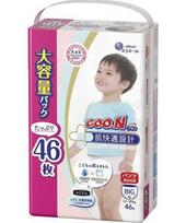 GOO.N Plus Comfortable japoniškos sauskelnės-kelnaitės,  XL, 12-22 kg, 46 vnt.
