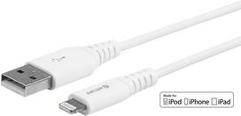 eSTUFF Lightning Cable MFI 0,15m Whit 8Pin Lightning - USB A Male