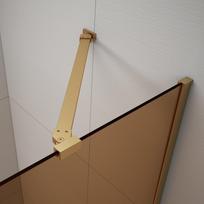 Kampinis dušo sienelės laikiklis ESCA 90 cm matinio aukso spalvos