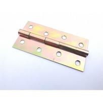 Durų lankstas ZS 100, 100 x 48 x 1,3 mm, geltonos sp.