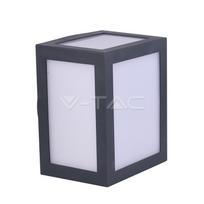 12W LED sieninis šviestuvas, pilkas, IP65, 6400K