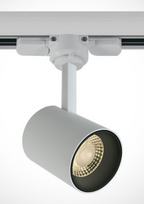 8W LED šviestuvas į bėgelius, baltas, 3000K