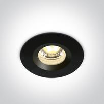 1W/3W LED įleidžiamas šviestuvas, juodas, 3000K