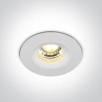 1W/3W LED įleidžiamas šviestuvas, baltas, 3000K