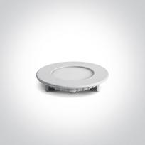 3W LED įleidžiama panelė, balta, 4000K