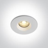 7W LED įleidžiamas šviestuvas, baltas, 3000K, dimeriuojamas