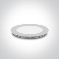 12W LED įleidžiama panelė, balta, 4000K
