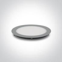 18W LED įleidžiama panelė, pilka, 3000K