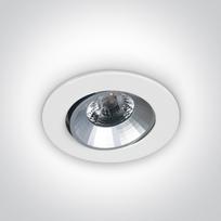 9,2W LED įleidžiamas pakreipiamas šviestuvas, 3000K, dimeriuojamas