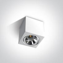 6W LED cilindro formos šviestuvas, baltas, 3000K