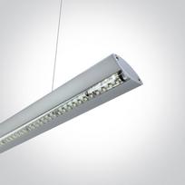 16W LED pakabinamas linijinis šviestuvas, pilkas, 3000K