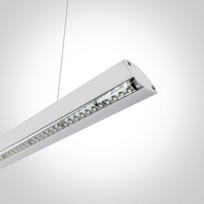 16W LED pakabinamas linijinis šviestuvas, baltas, 6000K